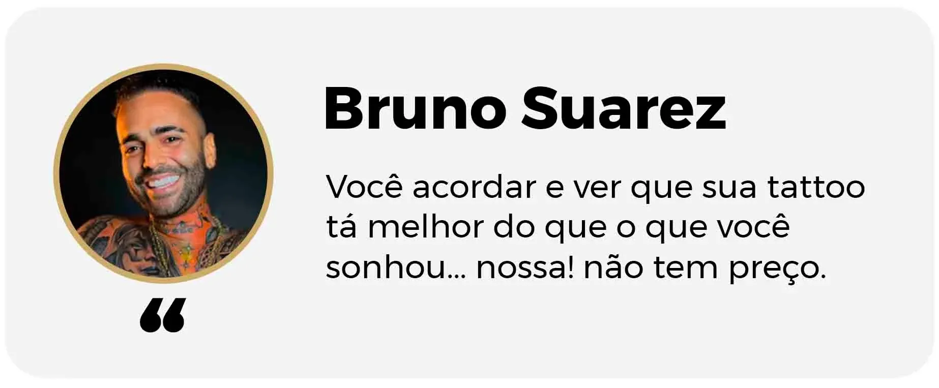 Depoimento de cliente
